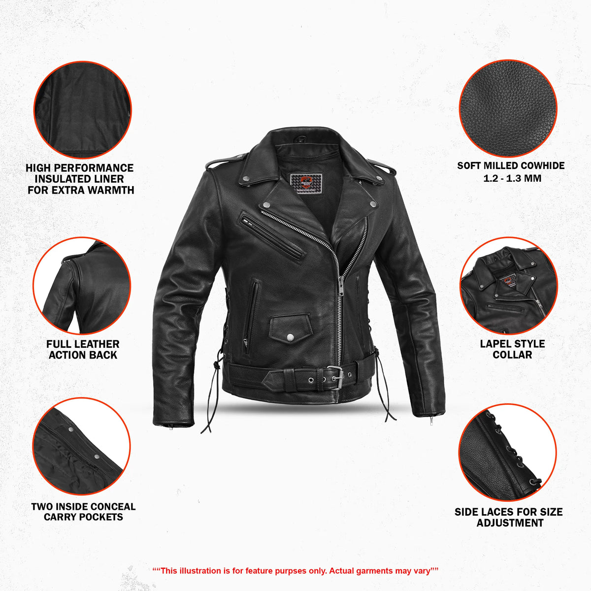 Rogue Empress™ Women's Leather Motorcycle Jacket