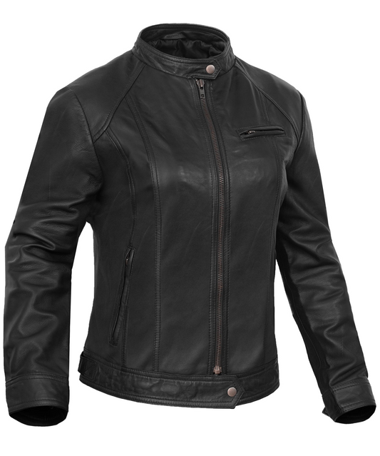Dark Temptress Women's Leather Motorcycle Jacket