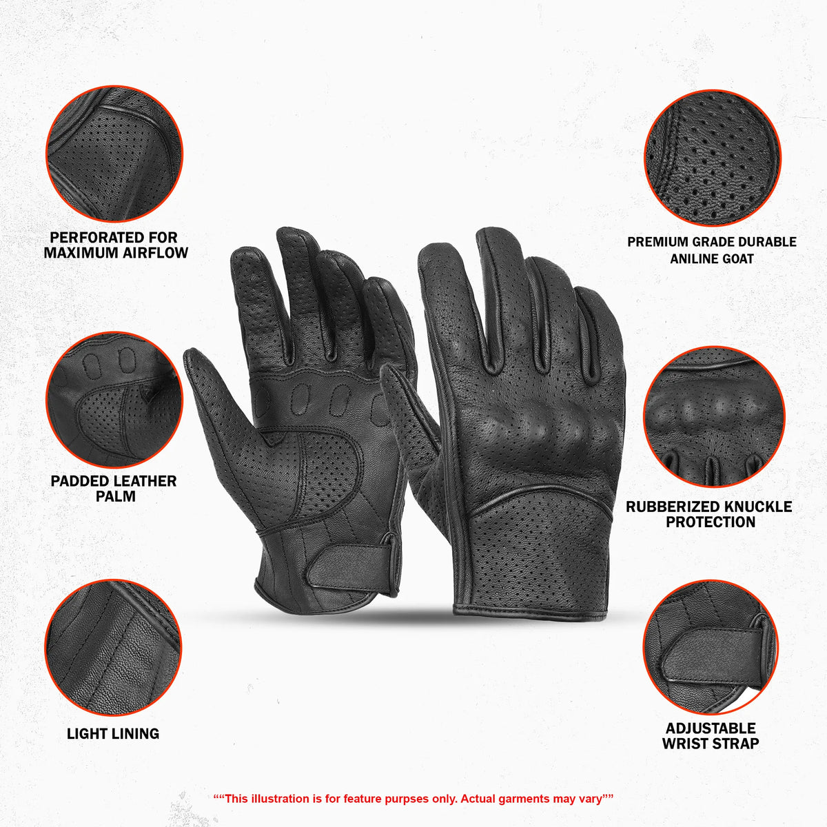 DS86 Women's Perforated Sporty Glove