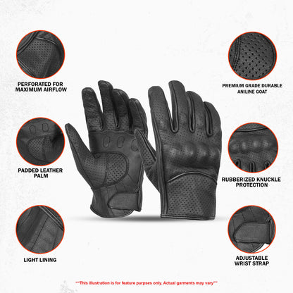 DS86 Women's Perforated Sporty Glove