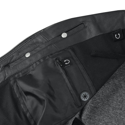 DS877 Women's M/C Jacket with Rub-Off Finish