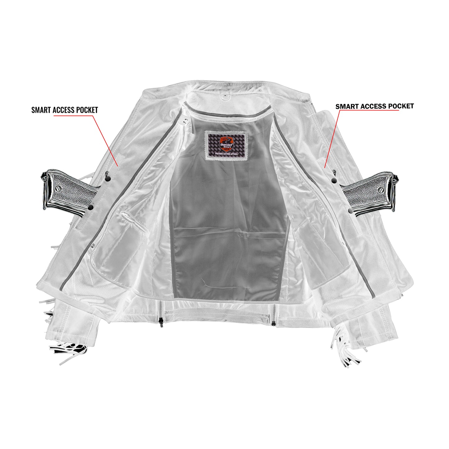 Soft Rebellion™ Women's Leather Motorcycle Jacket
