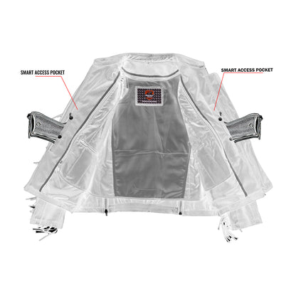 Soft Rebellion™ Women's Leather Motorcycle Jacket