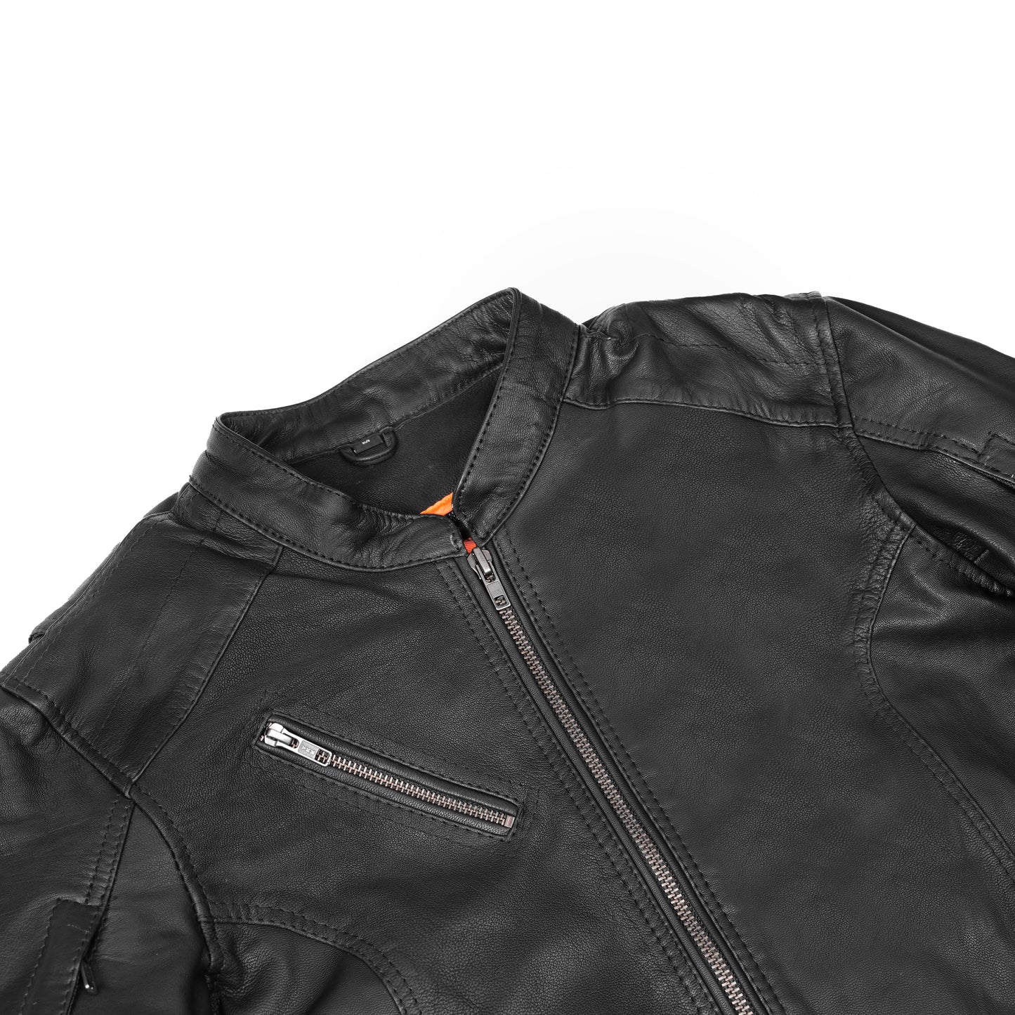 Soft Rebellion™ Women's Leather Motorcycle Jacket