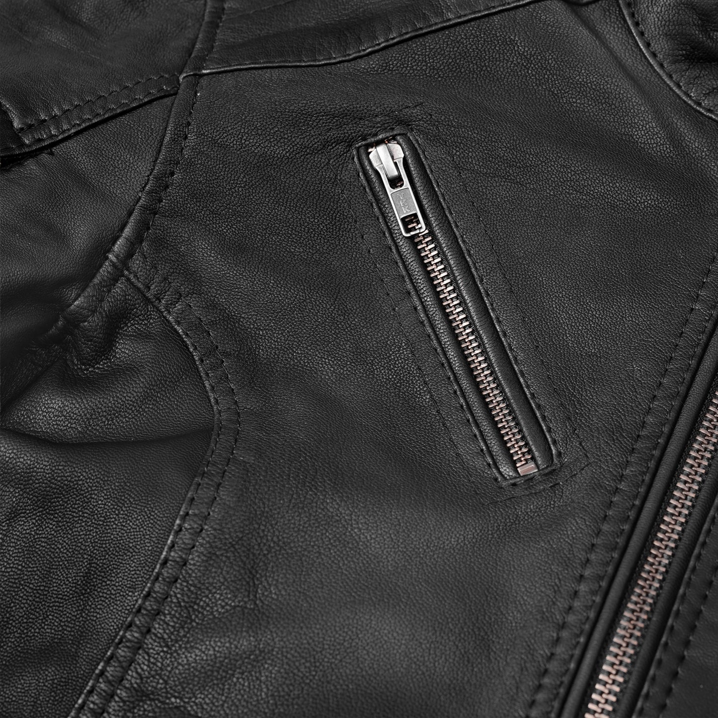 Soft Rebellion™ Women's Leather Motorcycle Jacket