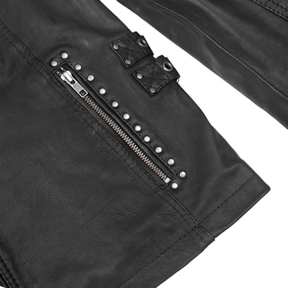 Soft Rebellion™ Women's Leather Motorcycle Jacket