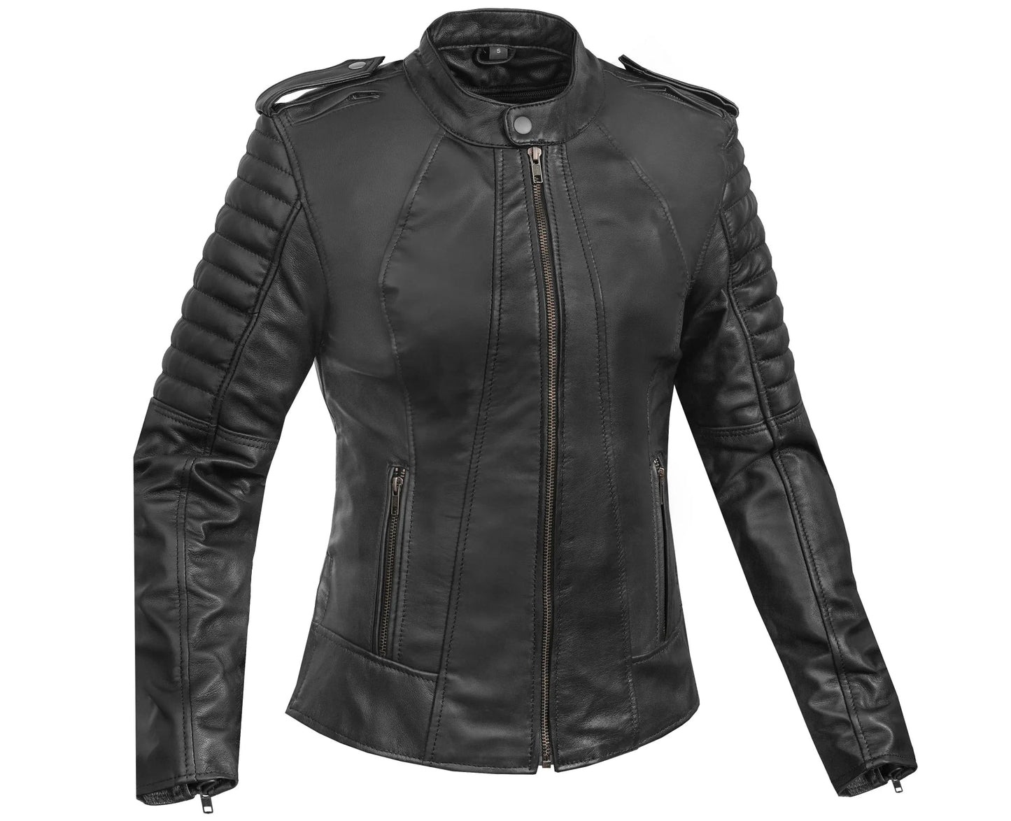 DS893 Women's Updated Biker Style Jacket