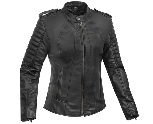 DS893 Women's Updated Biker Style Jacket