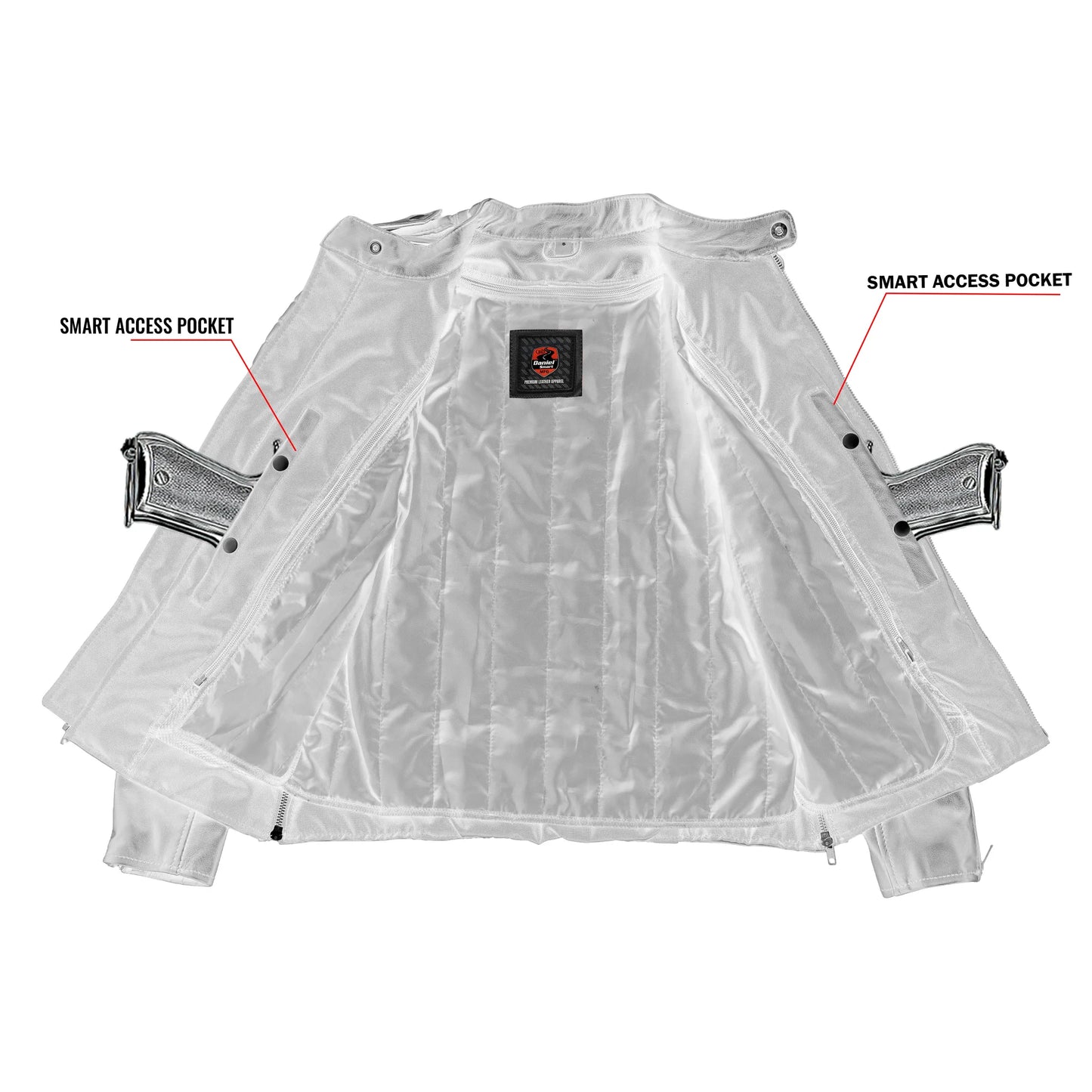 DS893 Women's Updated Biker Style Jacket