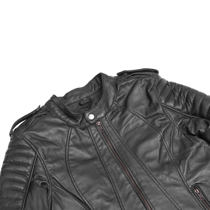 DS893 Women's Updated Biker Style Jacket