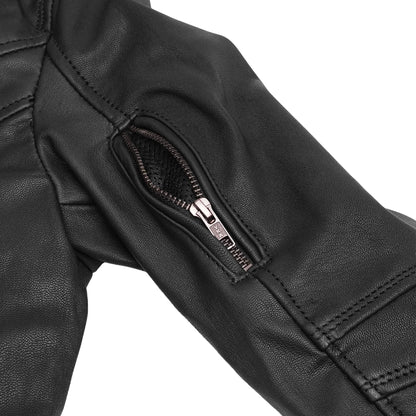 DS894 Women's Modern Longer Beltless Biker Jacket