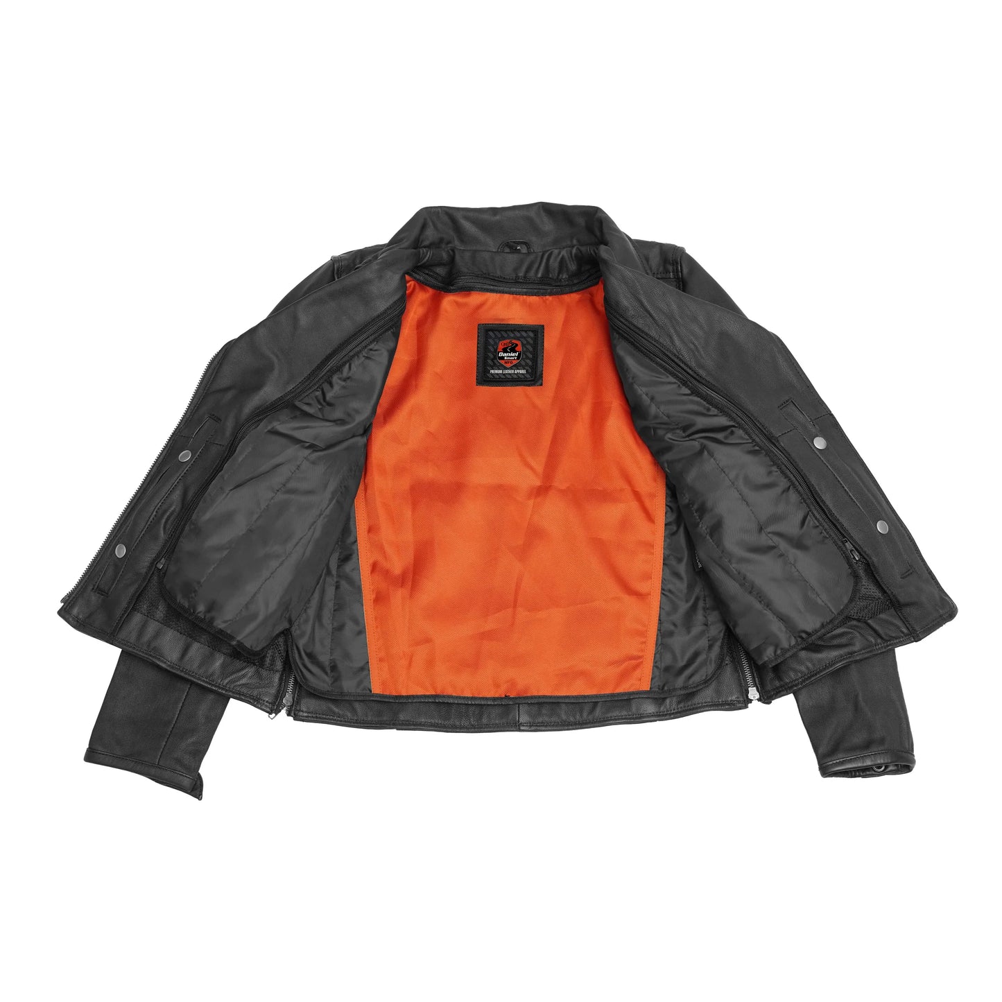 DS894 Women's Modern Longer Beltless Biker Jacket