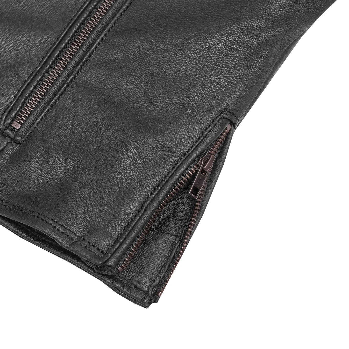 DS894 Women's Modern Longer Beltless Biker Jacket