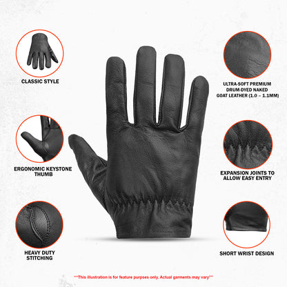 Police Style - Men's Lightweight Gloves