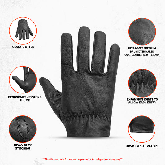 Police Style - Men's Lightweight Gloves