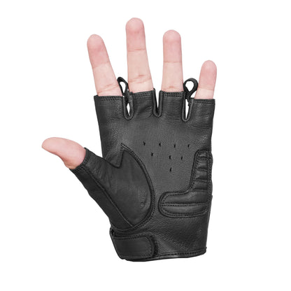 DS98 Reflective Skull Fingerless Glove