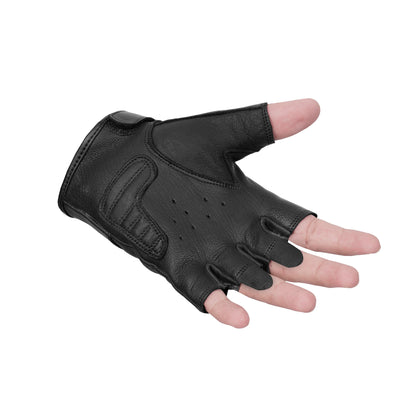 DS98 Reflective Skull Fingerless Glove
