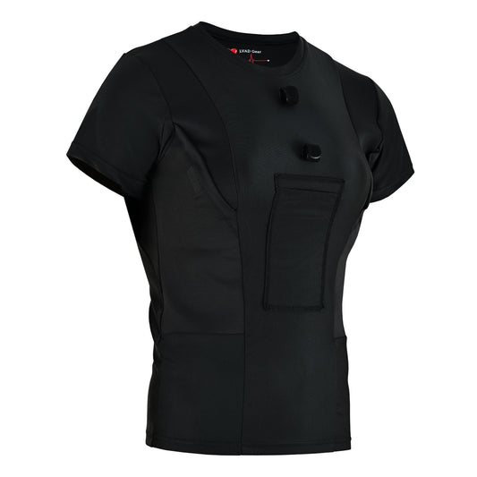 LVAD HeartMate Women Shirt Black LVAD Gear