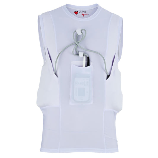 LVAD Men Tank Top for HeartMate White LVAD Gear
