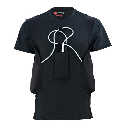 LVAD HeartMate Men Shirt Black 4XL LVAD Gear
