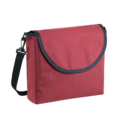 LVAD Messenger Bags–Wine Canvas LVAD Gear