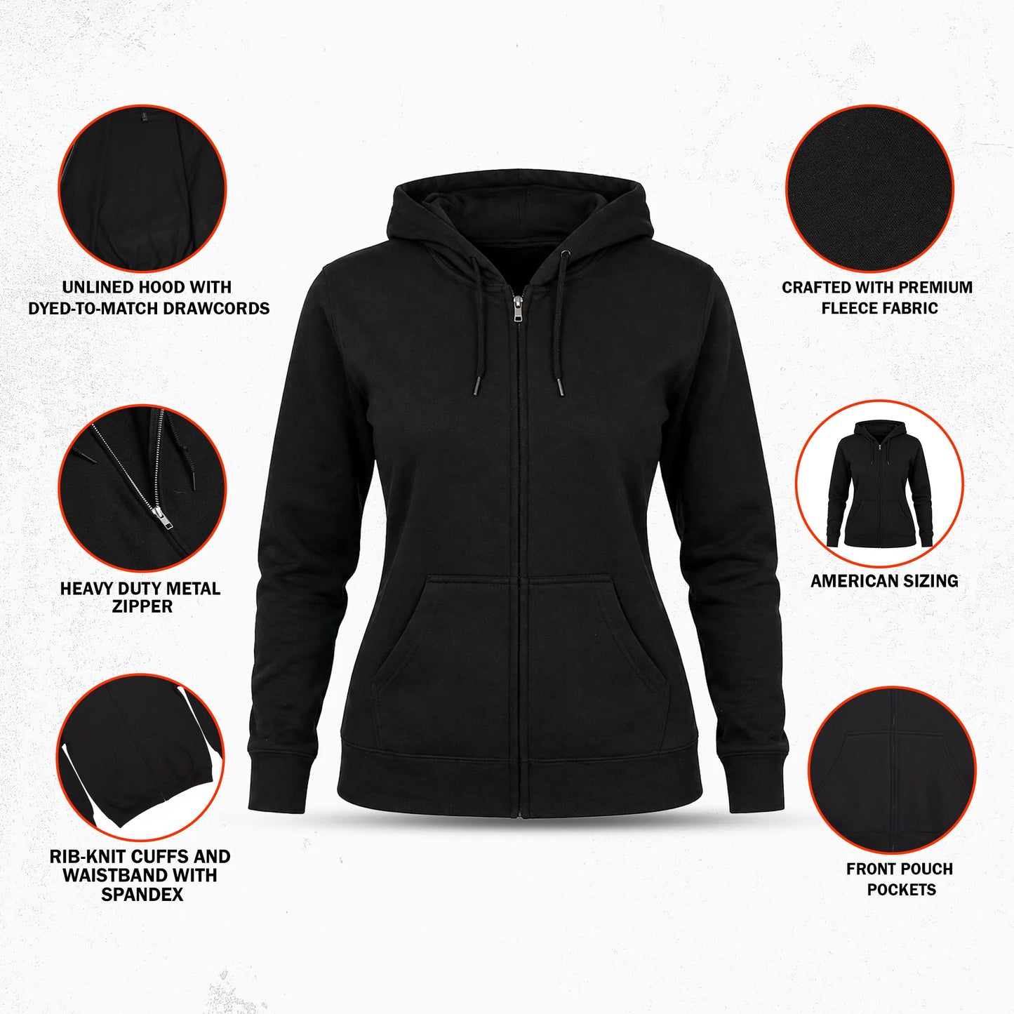 Darkfelxy - Women’s Motorcycle Hoodie