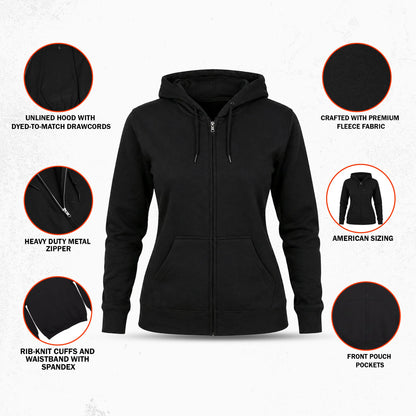 Darkfelxy - Women’s Motorcycle Hoodie