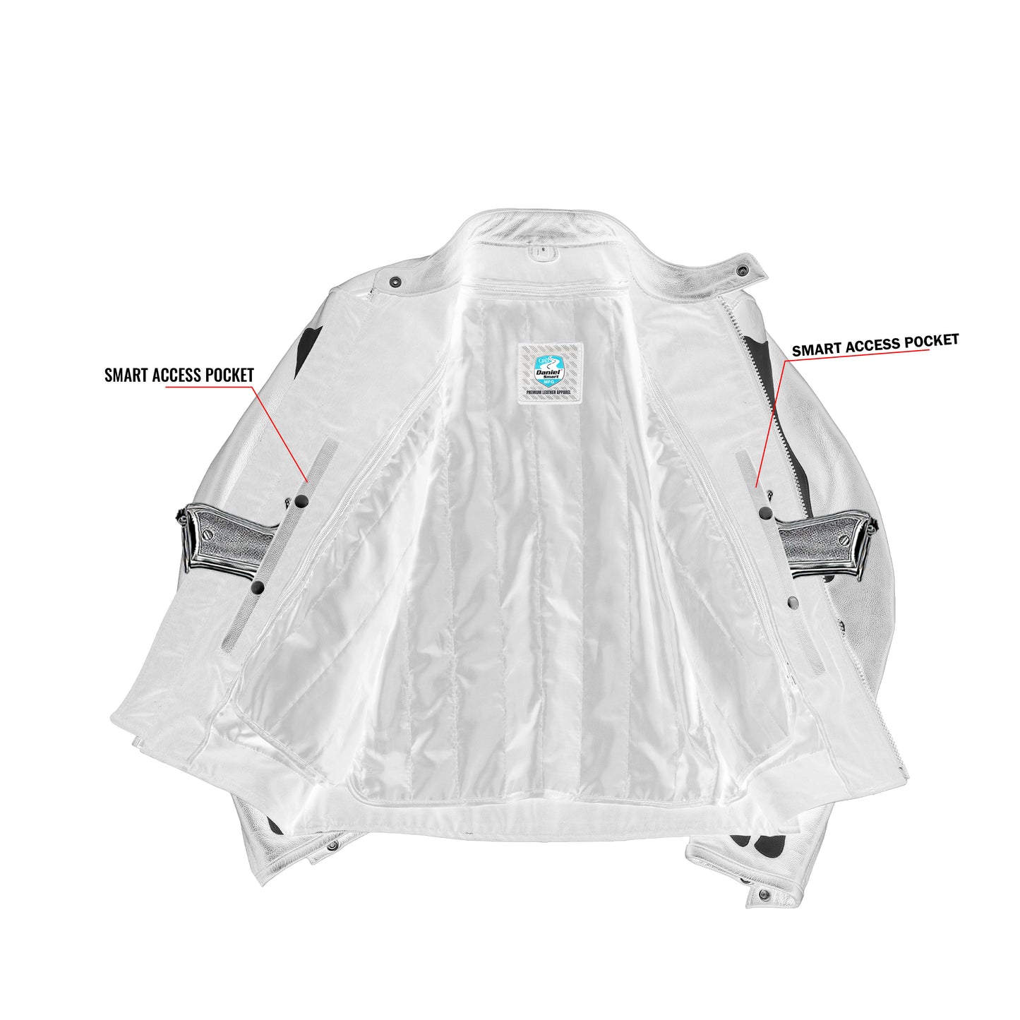 DeadBone™ Men’s Leather Motorcycle Jacket