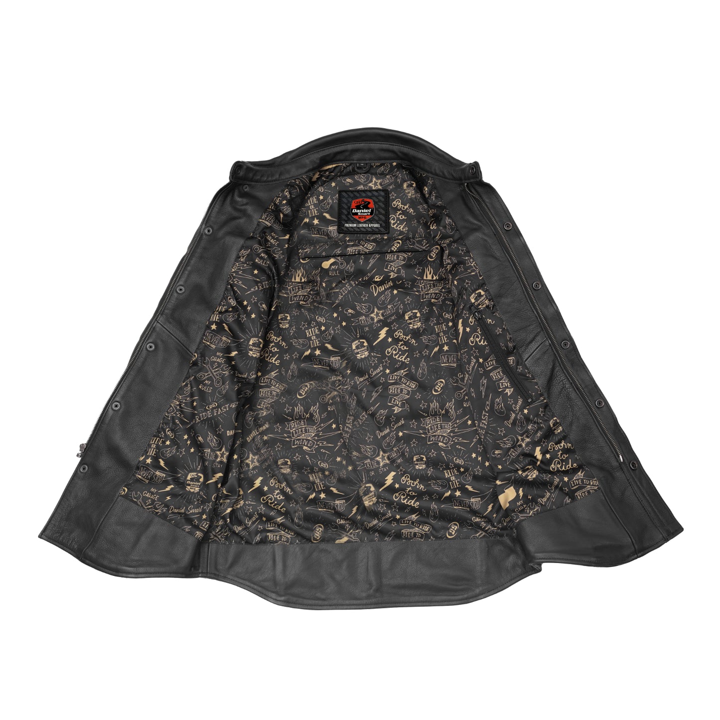 Dominion - Men’s Long Sleeve Leather Shirt