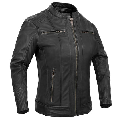 ELOWEN - Women’s Motorcycle Leather Jacket