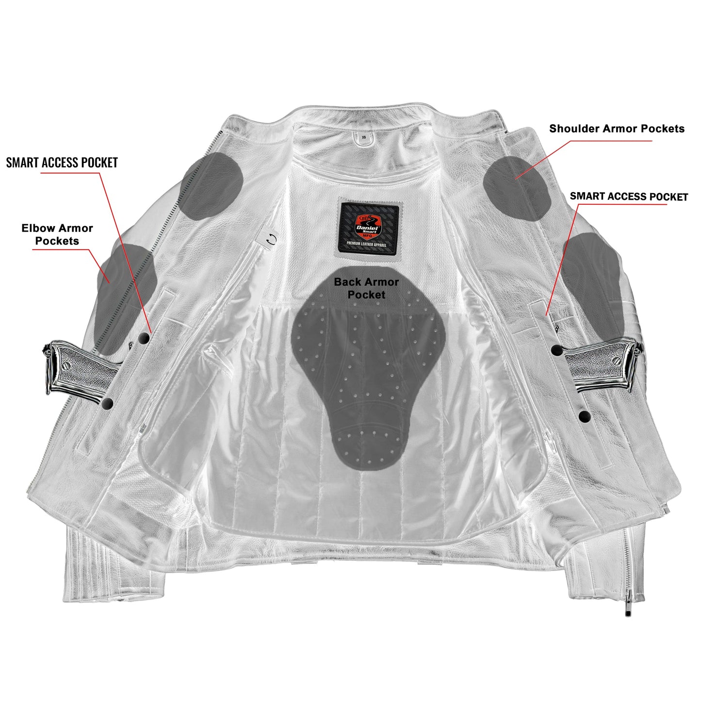 ELOWEN - Women’s Motorcycle Leather Jacket