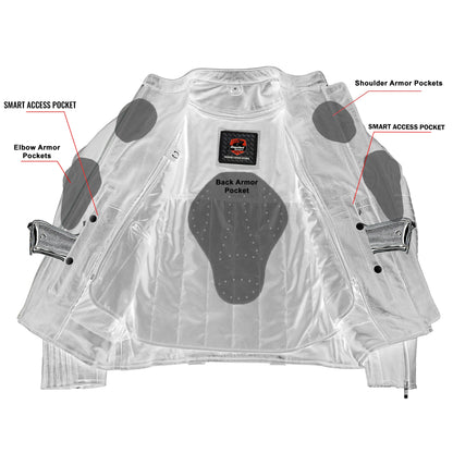 ELOWEN - Women’s Motorcycle Leather Jacket