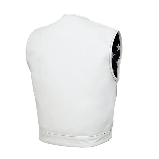 Eagle Shell - Men's Motorcycle Leather Vest