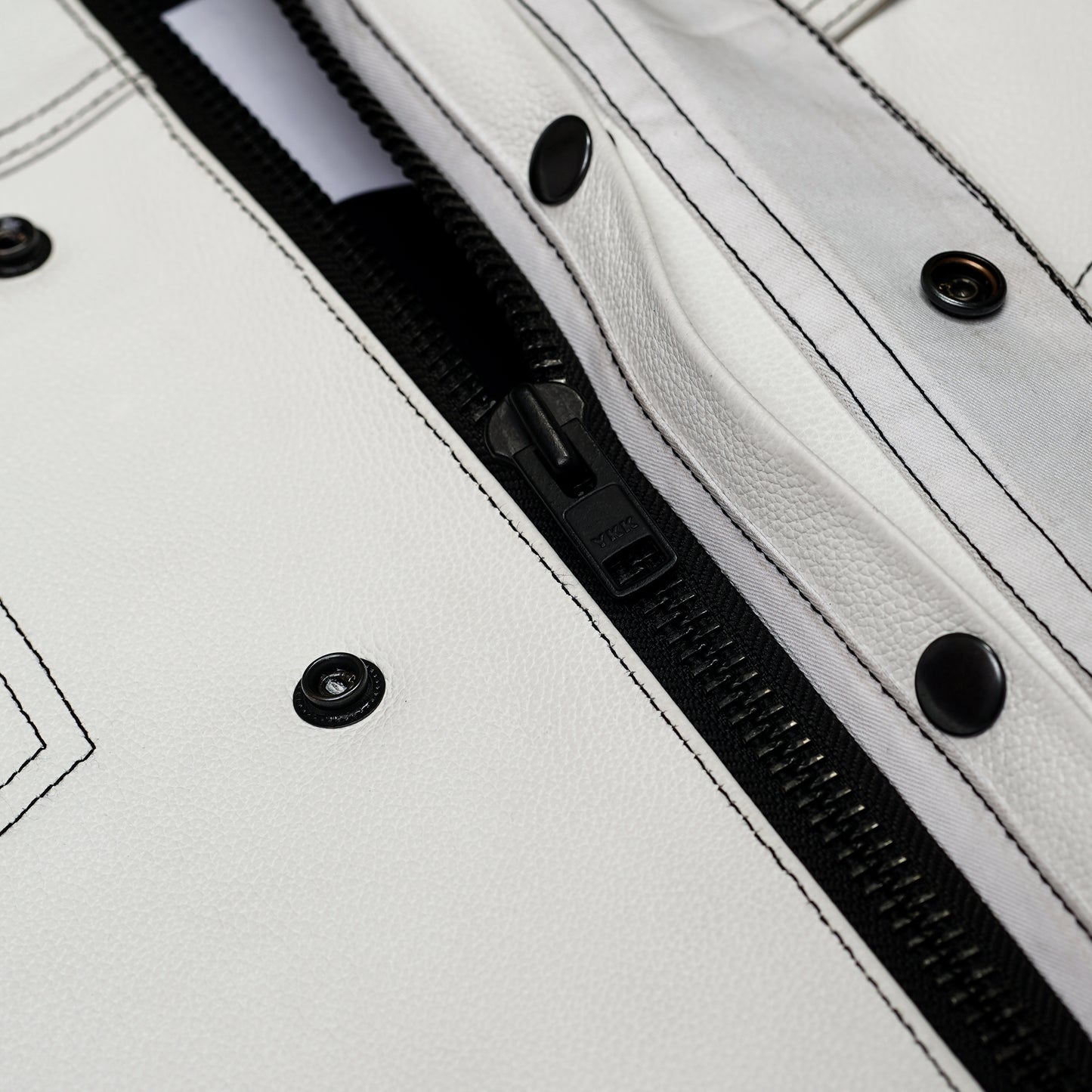 Eagle Shell - Men's Low Cut Motorcycle Leather Vest