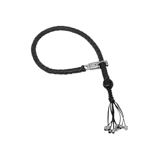 GBW213 MOTORCYCLE GET-BACK WHIP – BLACK