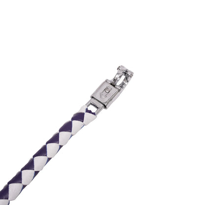 MOTORCYCLE GET-BACK WHIP – Purple/White