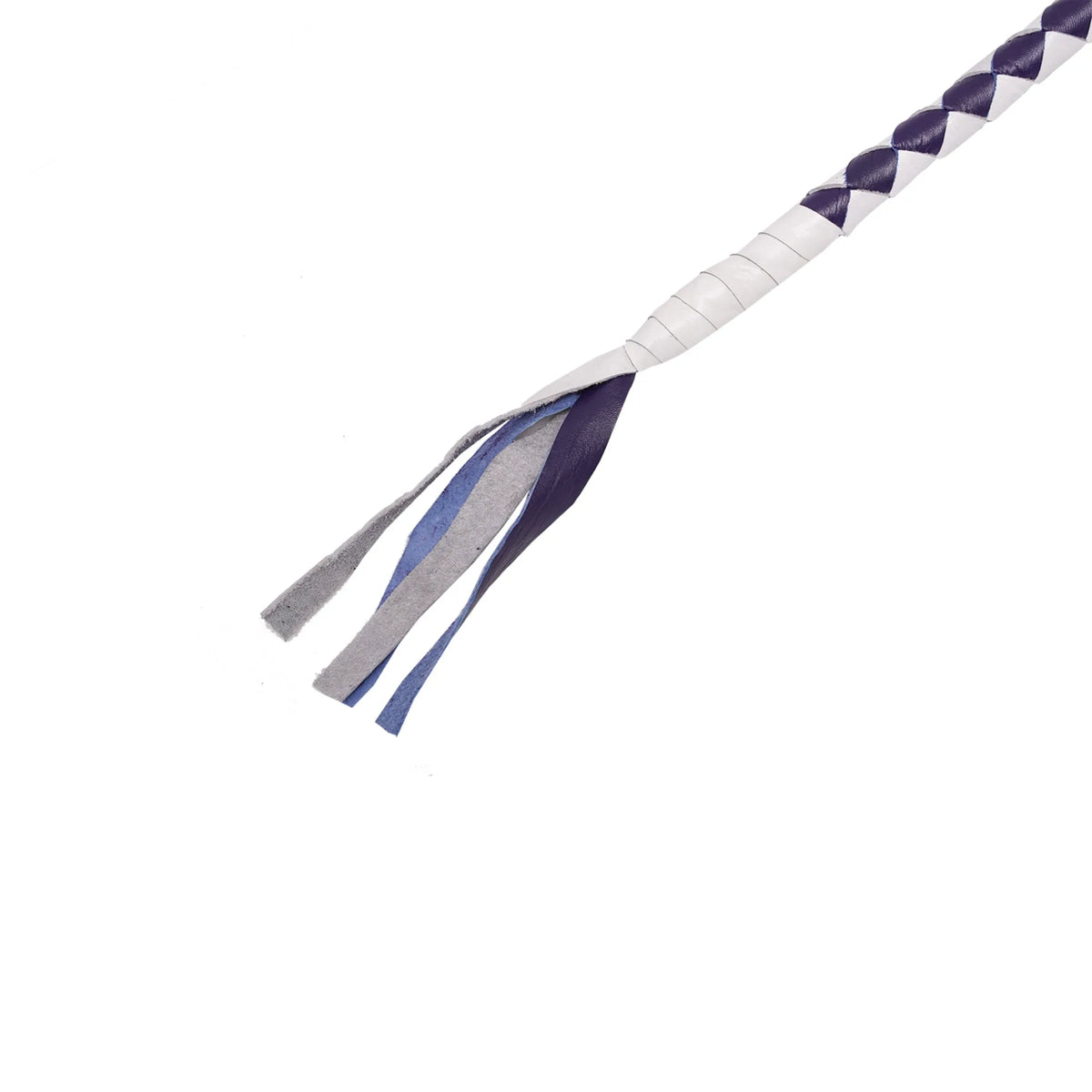 MOTORCYCLE GET-BACK WHIP – Purple/White