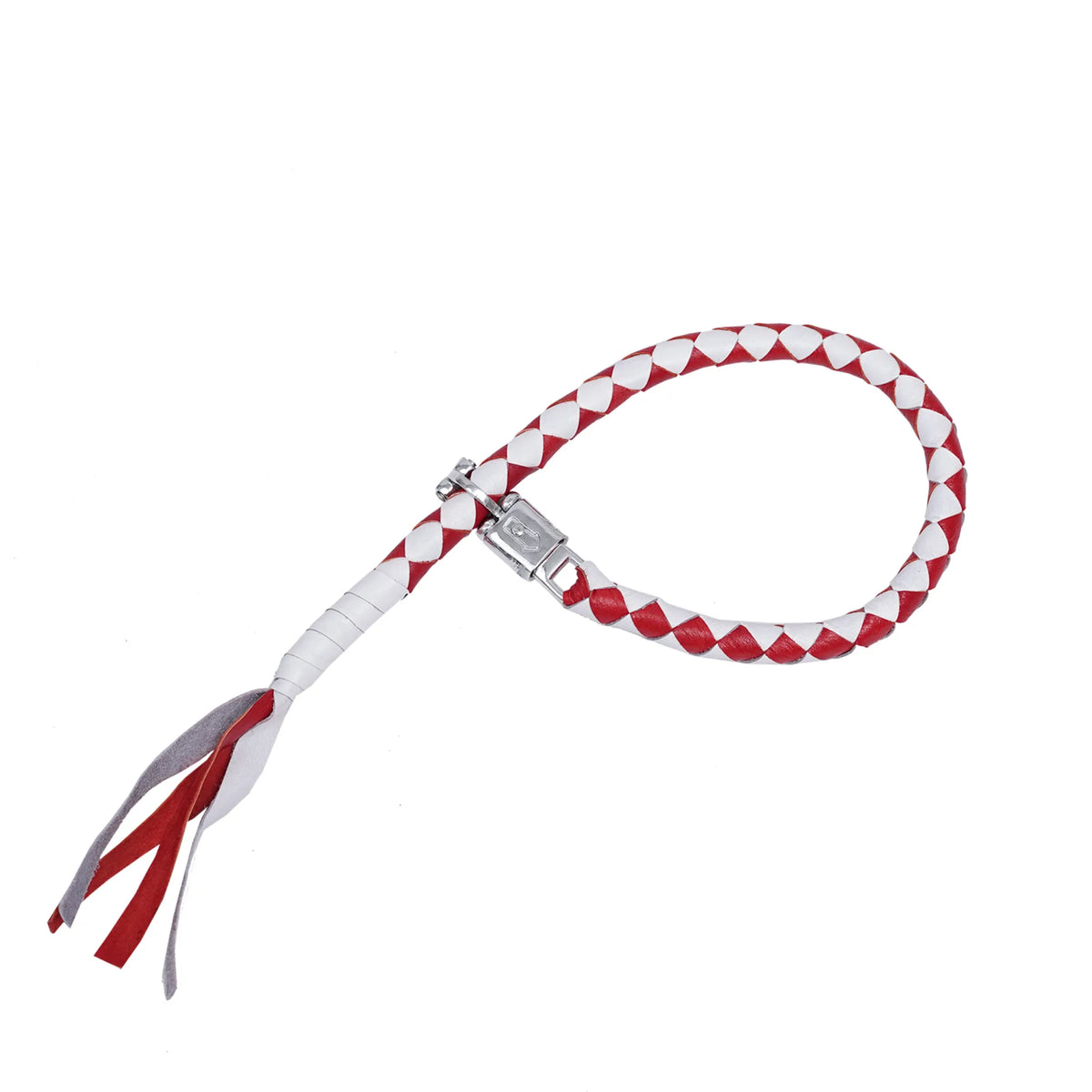 MOTORCYCLE GET-BACK WHIP – Red/White