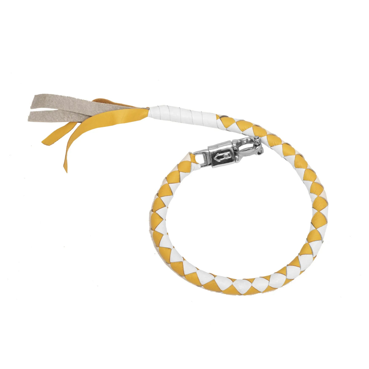 MOTORCYCLE GET-BACK WHIP – Yellow/White