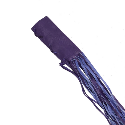 Leather Throttle Cover - Purple