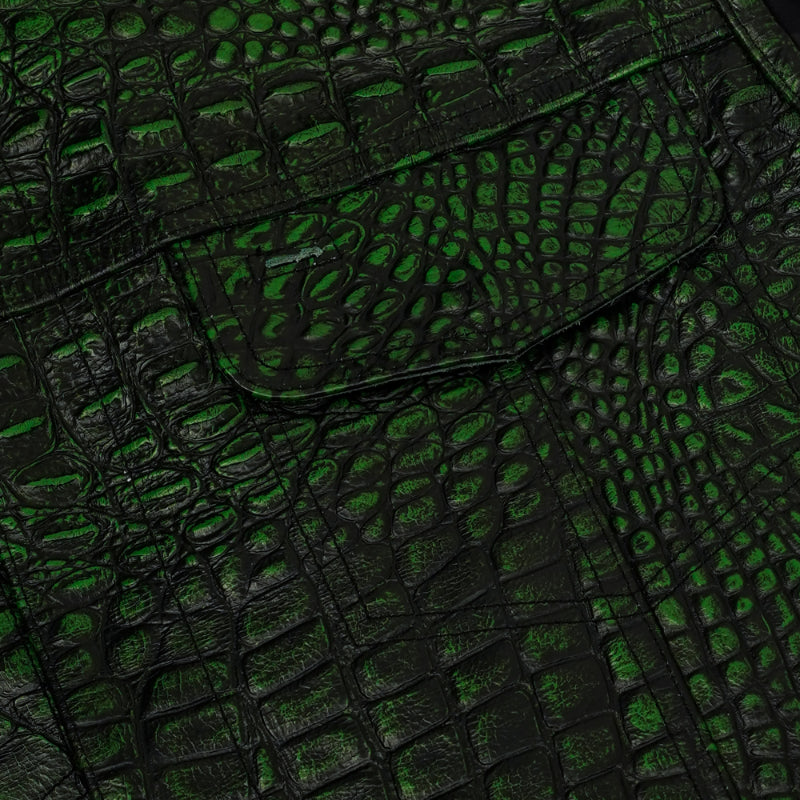 Gator Glint Men’s Leather Vest