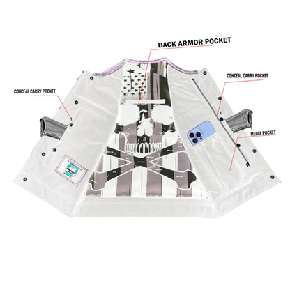Gator Glint Men’s Leather Vest