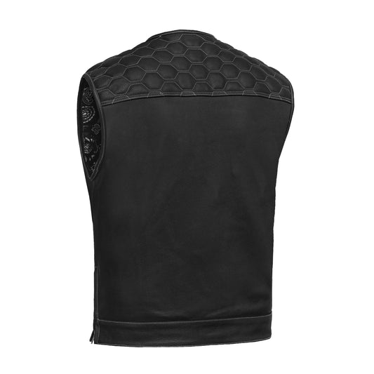Gravel - Men’s Motorcycle Leather Vest