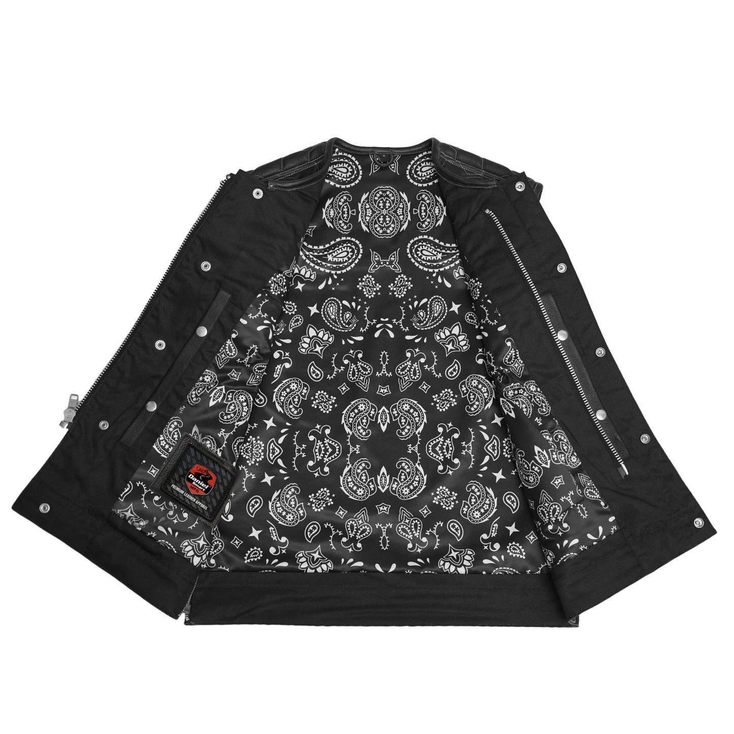 Gravel - Men’s Motorcycle Leather Vest