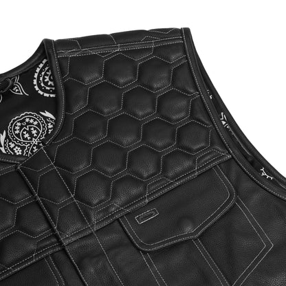 Gravel - Men’s Motorcycle Leather Vest