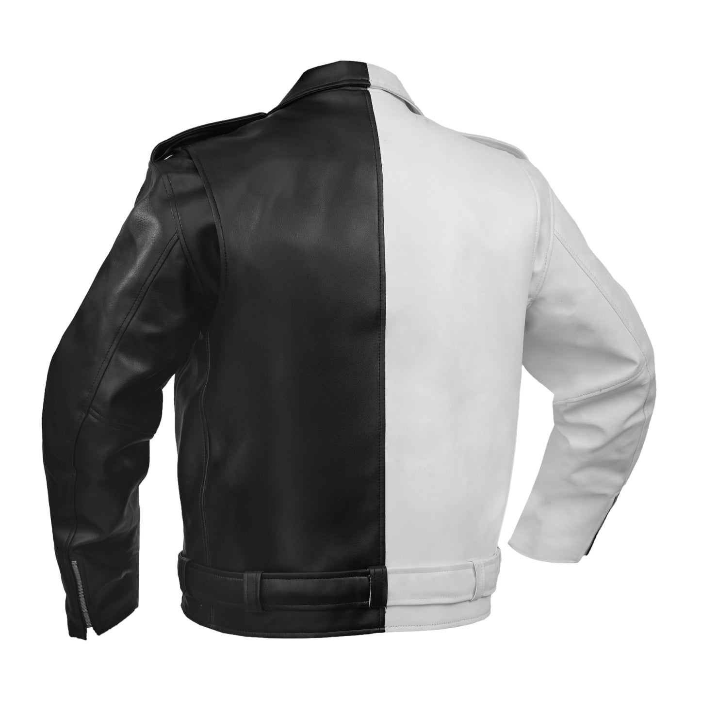 Gravepath – Men’s Faux Leather Motorcycle Jacket