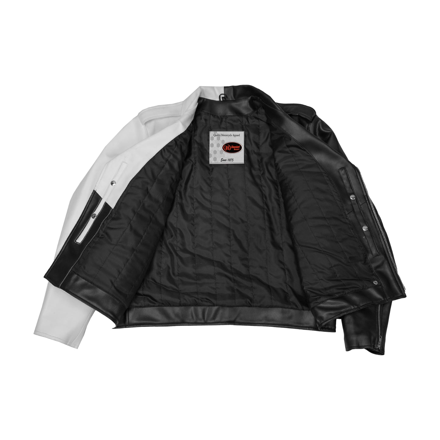 Gravepath – Men’s Faux Leather Motorcycle Jacket