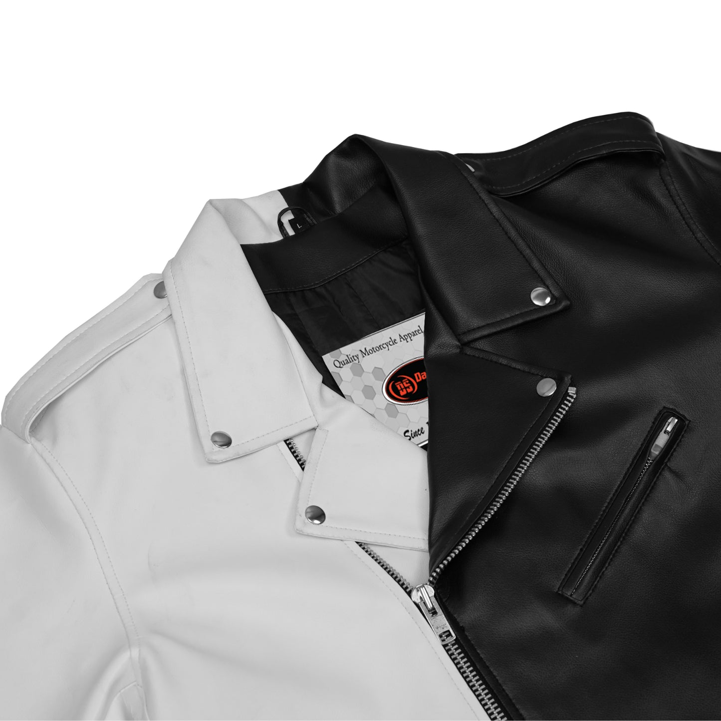 Gravepath – Men’s Faux Leather Motorcycle Jacket