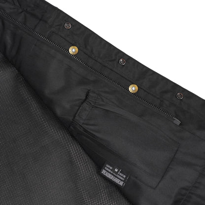 Gray Gunner – Men’s Leather and Denim Vest