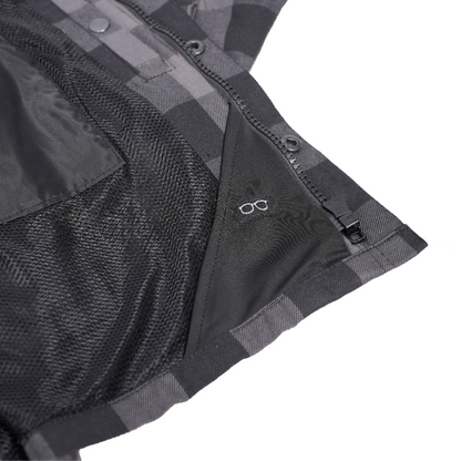 Gray Thread Men’s Flannel Shirt